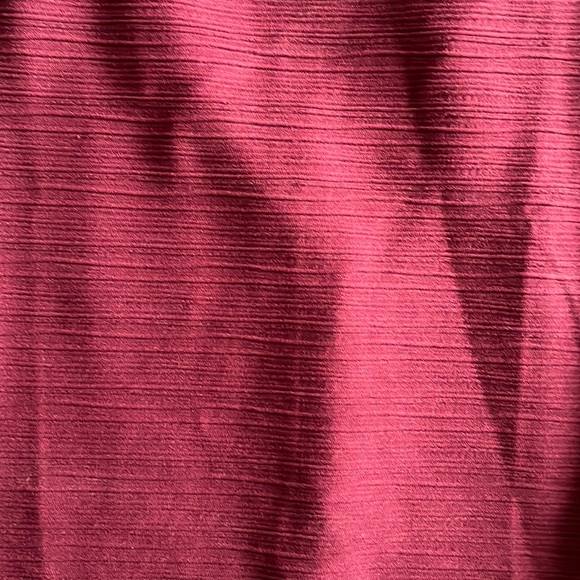 Burgundy long sleeve cross cross back dress Medium - Picture 3 of 11